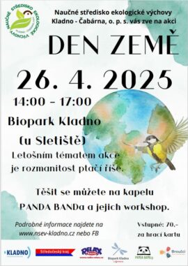 DEN ZEMĚ 26.4.2025 14:00 – 17:00 hodin
